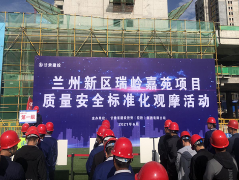 甘肅建投新區(qū)公司組織開展“（質(zhì)量安全）標(biāo)準(zhǔn)化觀摩”活動